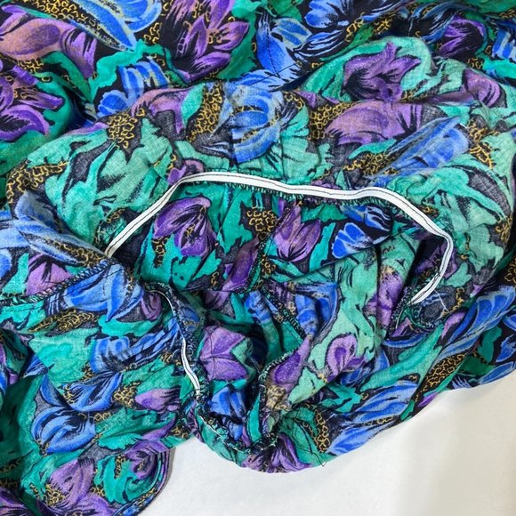 Vintage Tradition Sears Floral Maxi Dress - Size 10 - Picture 6 of 6